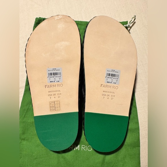 FARM Rio Black Women's Sandals - Picture 6 of 7